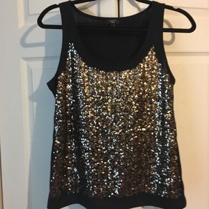 Talbots sequined tank